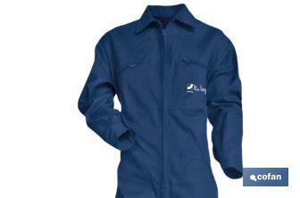 Coverall | Tesla Model | 65% Polyester & 35% Cotton Materials | Navy Blue - Cofan